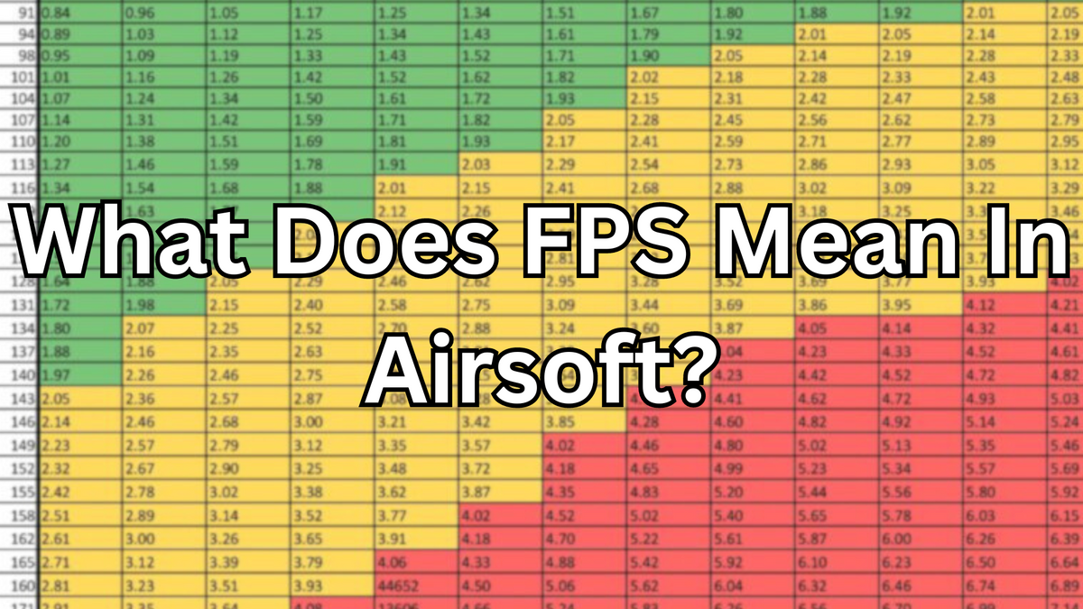 What Does FPS Mean In Airsoft?