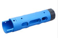 5KU Aluminum Outer Barrel For Action Army AAP 01 GBB Airsoft (Type B/ Blue)