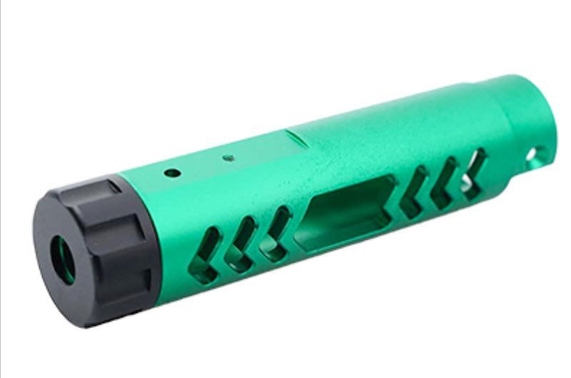 5KU Aluminum Type C Outer Barrel For Action Army AAP 01 GBB Airsoft Pistol (Green)