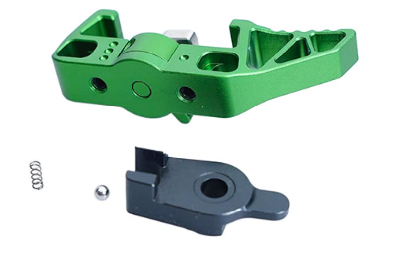 5KU Aluminum Type 3 Selector Switch Charge Handle For Action Army AAP 01 GBB Airsoft (Green)