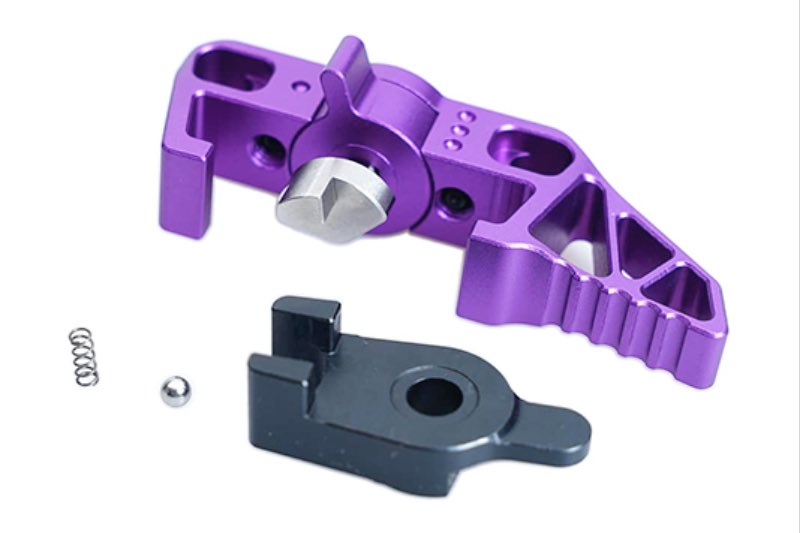 5KU Aluminum Type 3 Selector Switch Charge Handle For Action Army AAP 01 GBB Airsoft (Purple)