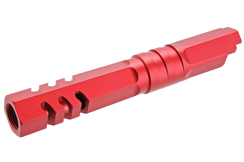 5KU Aluminum Type 2 Outer Barrel For Tokyo Marui Hi Capa 4.3 GBB Airsoft (Red)