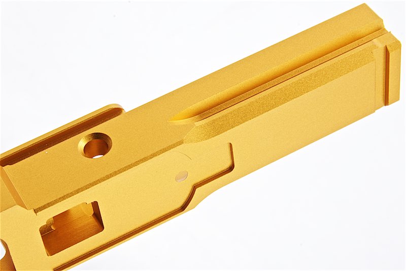 5KU 3.9 inch Type 3 Infinity Aluminum Frame For Tokyo Marui Hi Capa GBB Pistol (Gold)