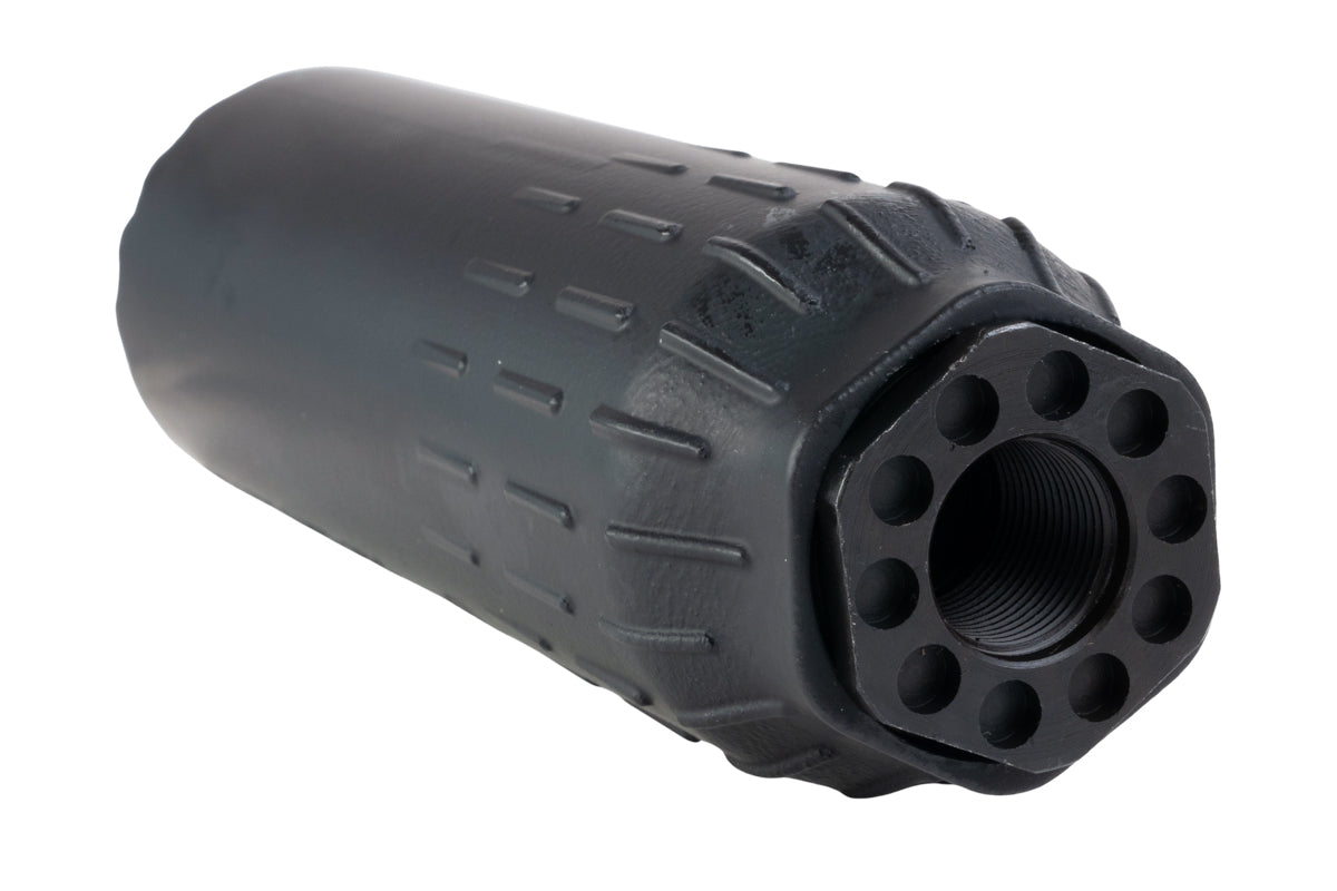 Angry Gun 3D Printed Flow 556K Dummy Suppressor w/ Tornado Flash Hider (14mm CCW/ Cerakote BK)