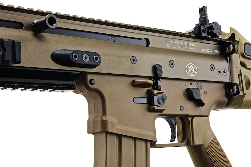 ARES (FN Herstal Licensed) SCAR-L AEG Airsoft Rifle (Dark Earth)