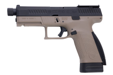 ASG CZ P-10C GBB CO2 Pistol Airsoft (Threaded Barrel/ Optics Plate Ready/ 2 Tone)