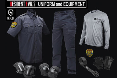 CAPCOM Biohazard/ Resident Evil 2 R.P.D. Leon S. Kennedy Uniform Set (Size M/ Licensed Products)