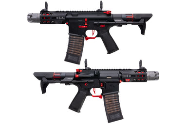 EMG Strike Industries 4 inch AR Strike Oppressor M4 Short Barrel GBB Airsoft Rifle (CYMA CGS System - BK/RD)