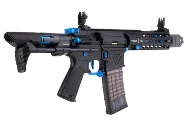 EMG Strike Industries 7 inch AR Strike Oppressor M4 PDW GBB Airsoft Rifle (CYMA CGS System - BK/BL)