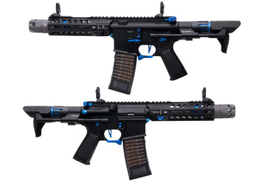 EMG Strike Industries 7 inch AR Strike Oppressor M4 PDW GBB Airsoft Rifle (CYMA CGS System - BK/BL)