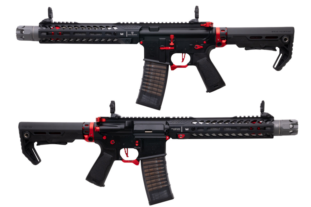 EMG Strike Industries 10 inch AR Strike Oppressor M4 SBR GBB Airsoft Rifle (CYMA CGS System - BK/RD)