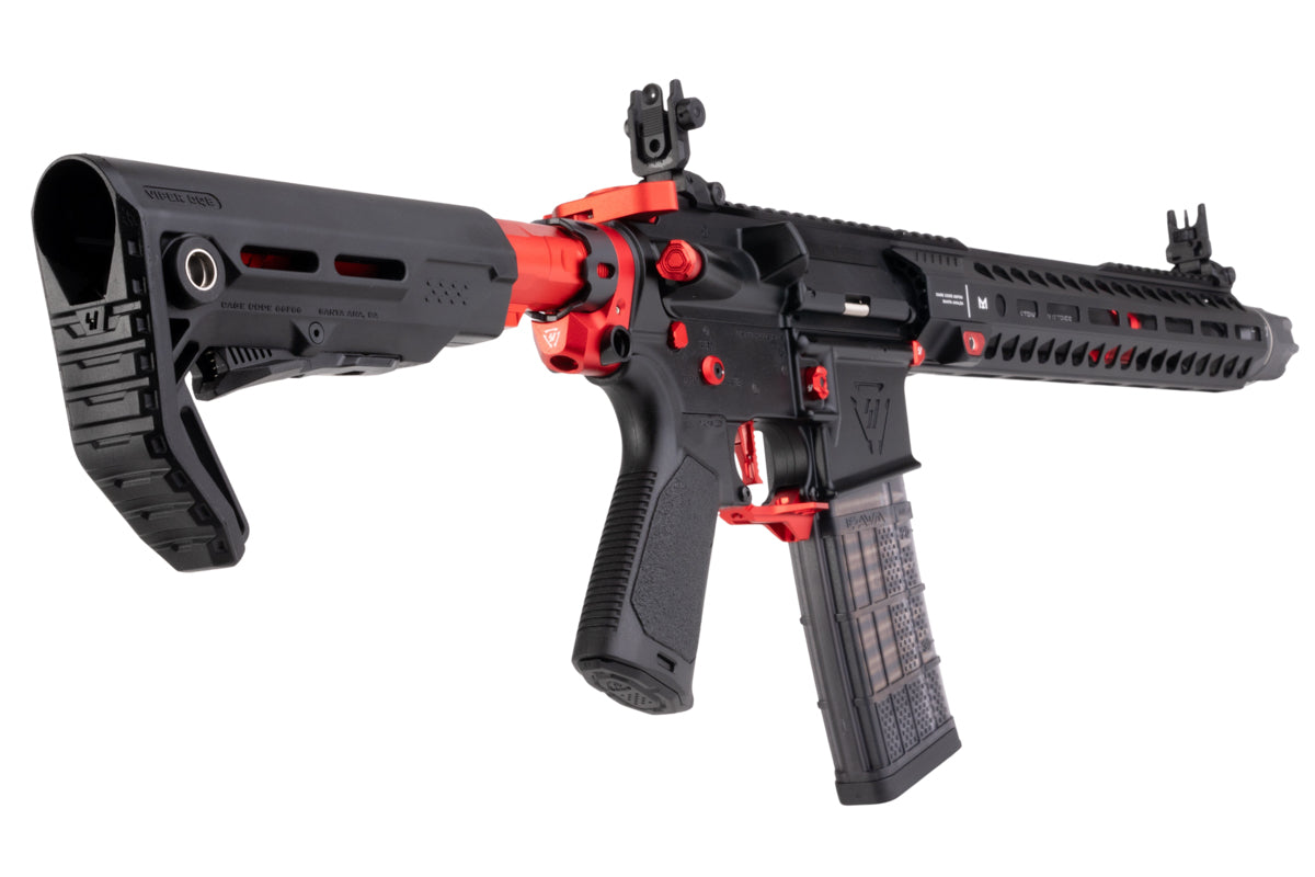 EMG Strike Industries 13.5 inch AR Strike Oppressor M4 Carbine GBB Airsoft Rifle (CYMA CGS System - BK/RD)