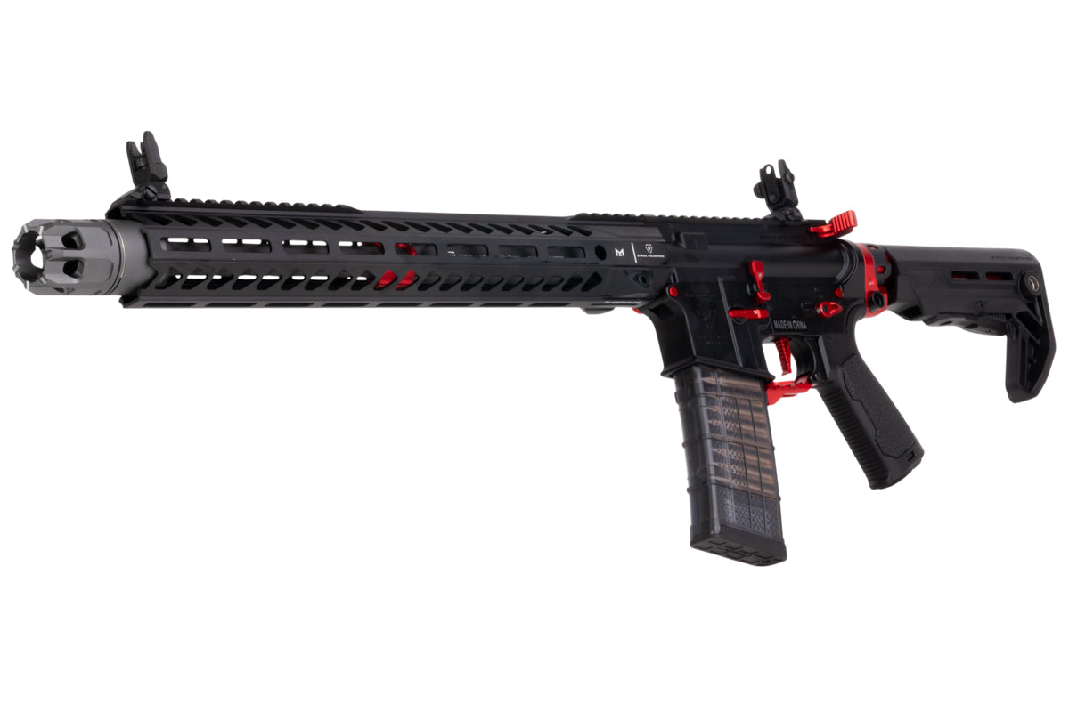 EMG Strike Industries 15.5 inch AR Strike Oppressor M4 GBB Airsoft Rifle (CYMA CGS System - BK/RD)