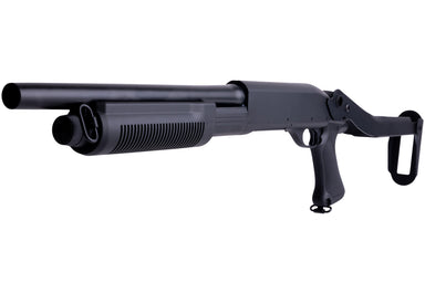 CYMA M870 3-Round Brust Multi-Shot Shell Loading Airsoft Spring Shotgun w/ Folding Stock (CM352)