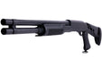 CYMA M870 3-Round Brust Multi-Shot Shell Loading Airsoft Spring Shotgun w/ Retractable Stock (CM353L)