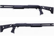 CYMA M870 3-Round Brust Multi-Shot Shell Loading Airsoft Spring Shotgun w/ Retractable Stock (CM353L)