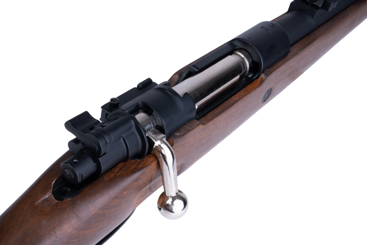 Double Bell 98K Bolt Action Shell Ejecting Real Wood Rifle (101A)