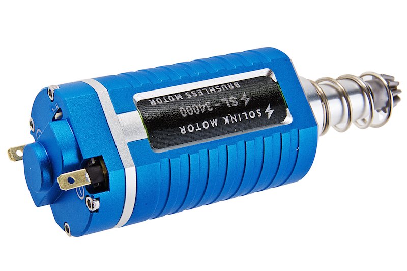 Solink Motor SX-1 High Speed Super Torque Brushless Long Axis Motor (34000rpm/ Blue/ 11.1V)