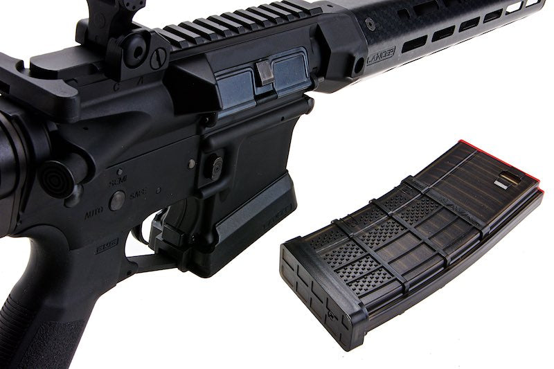 EMG (King Arms) Lancer Systems Licensed L15 Defense Airsoft Electric Gun AEG Rifle (Carbon Fiber Handguard / 12inch)