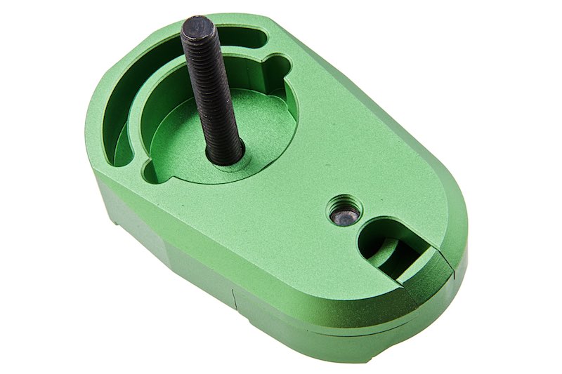 Dr. Black CNC 6063 Aluminum Folding Stock Adapter for AEG Airsoft (Green)