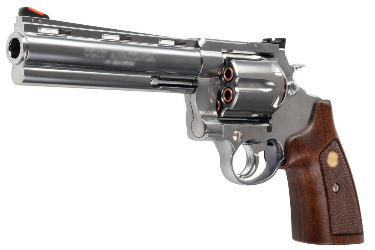 Marushin 6 inch Anaconda 44 Magnum Revolver (SV/ Wood Grip)