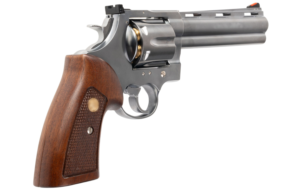 Marushin 6 inch Anaconda 44 Magnum Revolver (SV/ Wood Grip)