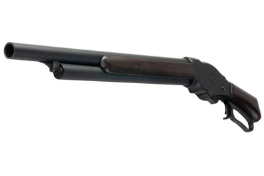 Marushin M1887 Short Gas Shotgun - Heavy Weight Matt Black Coating with Wood Stock