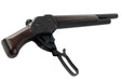 Marushin M1887 Short Gas Shotgun - Heavy Weight Matt Black Coating with Wood Stock