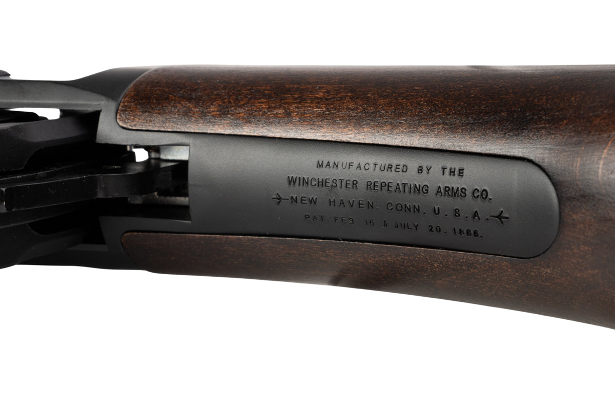 Marushin M1887 Short Gas Shotgun - Heavy Weight Matt Black Coating with Wood Stock