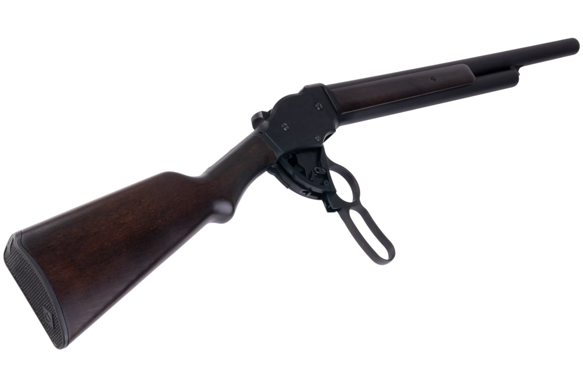 Marushin M1887 Heavy Weight Matt Black Coating with Wood Fixed Stock Gas Shotgun