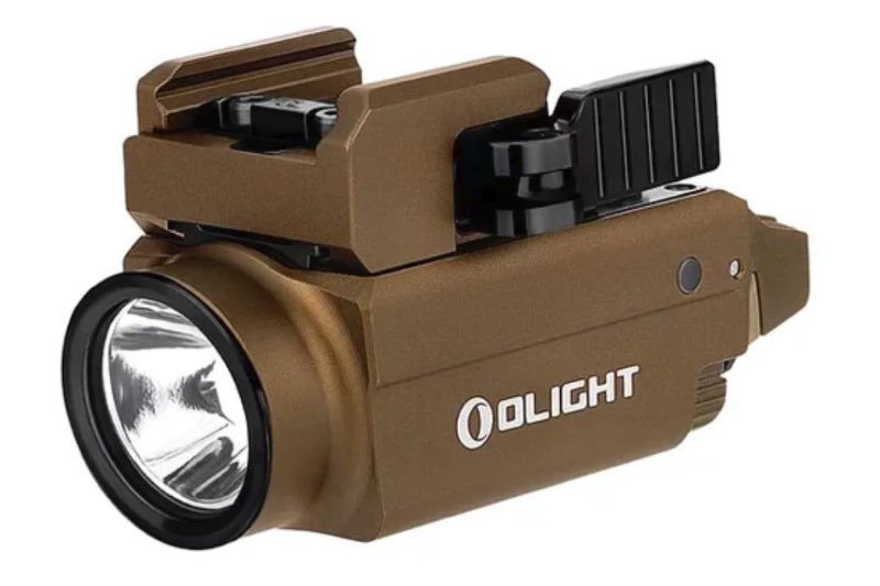 OLIGHT Baldr S Tactical Flashlight & Green Laser (Desert Tan)