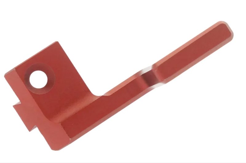 Revanchist Airsoft Aluminum Cocking Handle for Hi Capa 5.1 GBB Airsoft (Left Handed/ Red)