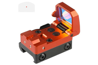 SOTAC CNC Aluminum Adjustable RMT Flip-Up Red Dot Sight (Orange)