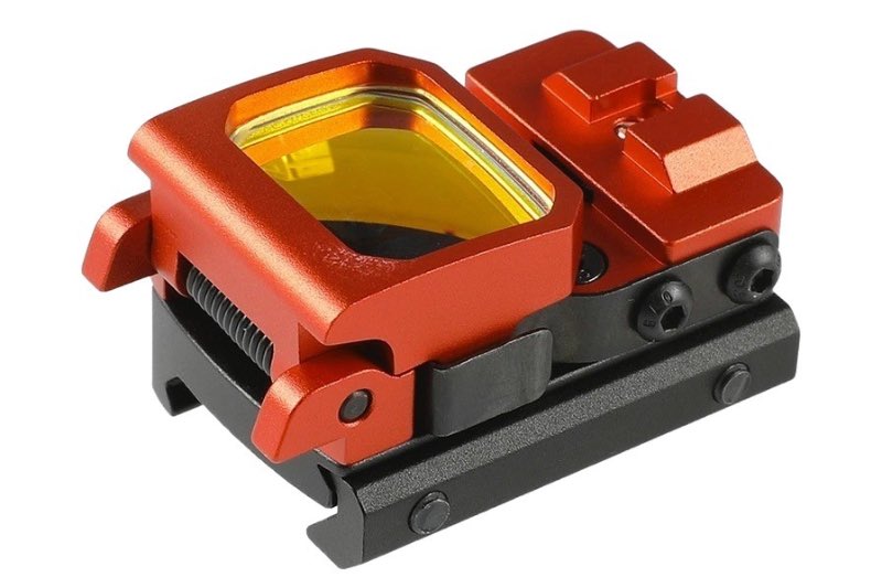 SOTAC CNC Aluminum Adjustable RMT Flip-Up Red Dot Sight (Orange)