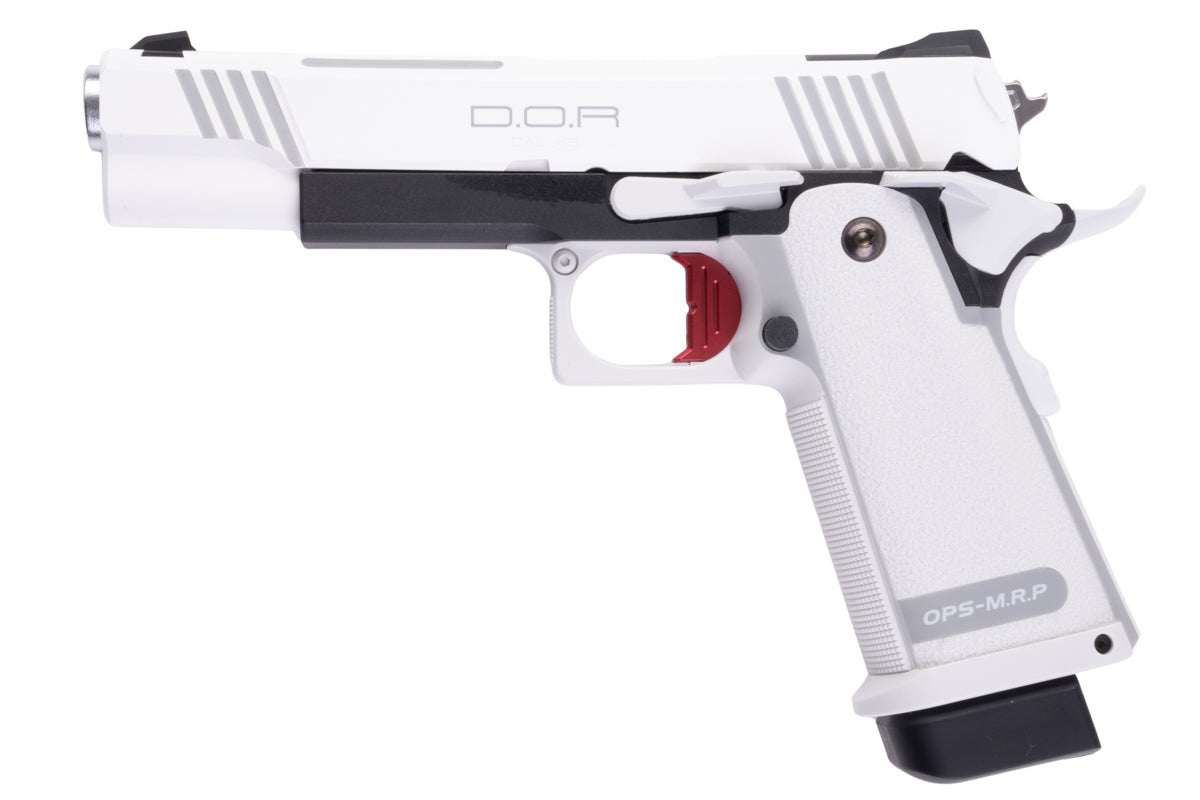 Tokyo Marui Hi Capa D.O.R. (Direct Optics Ready) GBB Pistol Airsoft Gun (White)