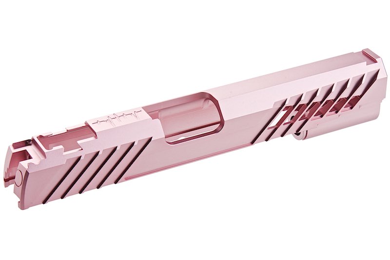 Dr.Black Type 300R Aluminum Slide For Tokyo Marui Hi Capa 5.1 GBB Airsoft Pistol (Pink/ With Marking)