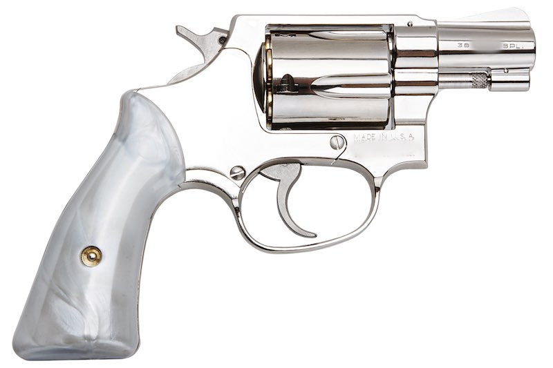 Tanaka S&W M36 2 inch Square Butt Travis Model Gun (Nickel Finish 