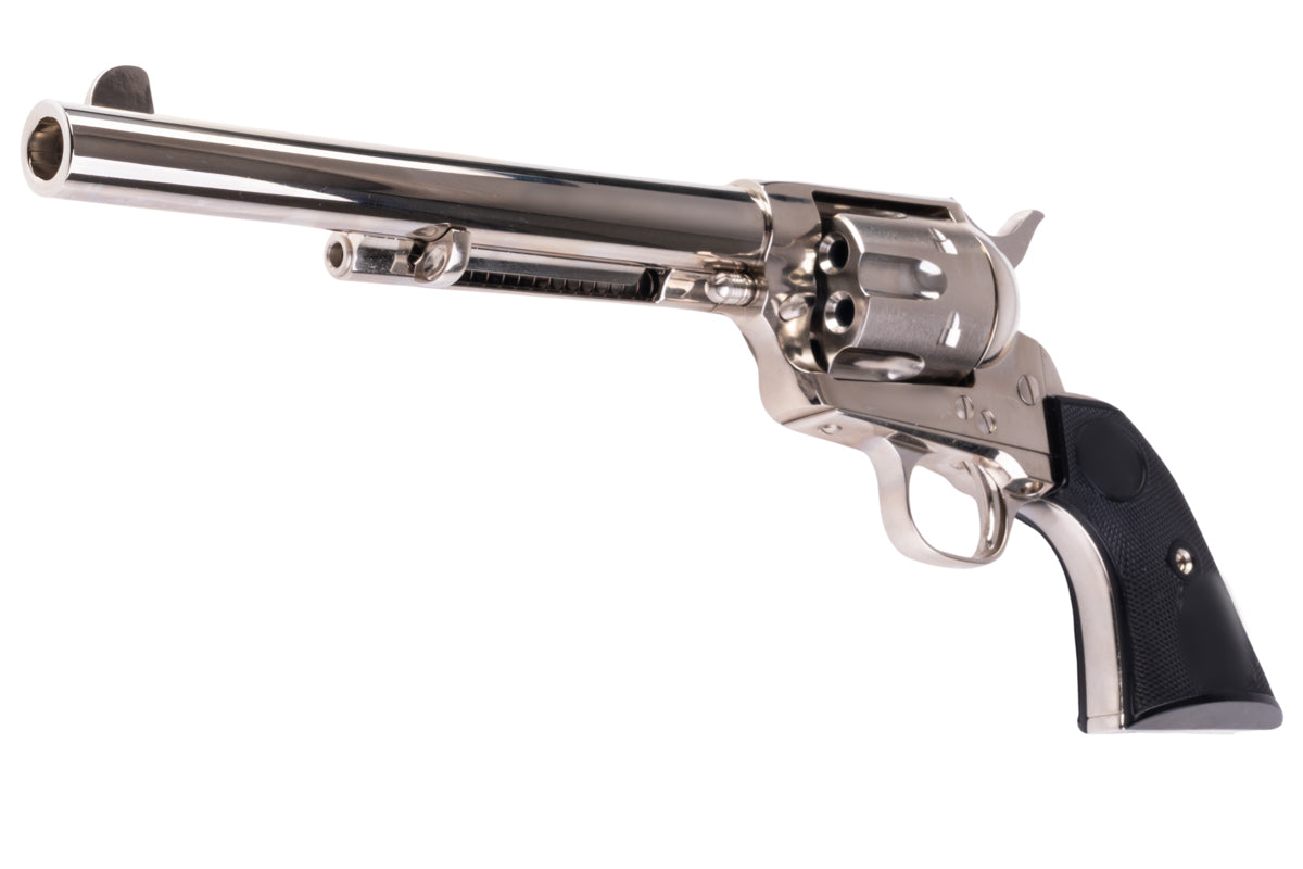Tanaka Colt Single Action Army 2nd Gen 7.5 inch Pegasas II Gas Revolver (Nickel Finish)