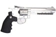 Gun Heaven (WinGun) 702 6 inch 6mm Co2 Revolver (Black Grip/ Silver)