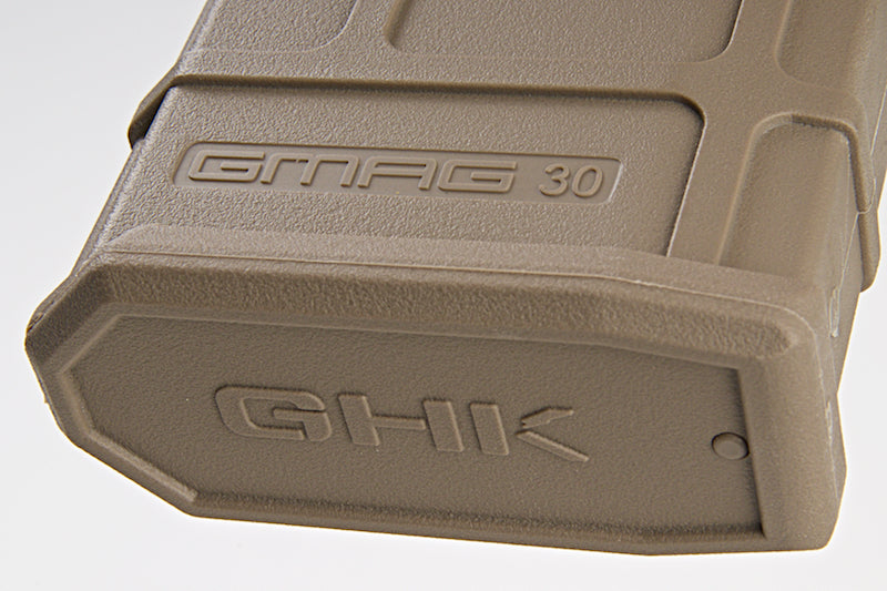 GHK 40rds GMAG Gas Magazine for GHK G5/ M4 GBB Airsoft Guns (TAN)