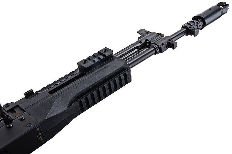 LCT 9mm PP-19 PDW AK Airsoft AEG Rifle w/ Polymer Handguard, Black