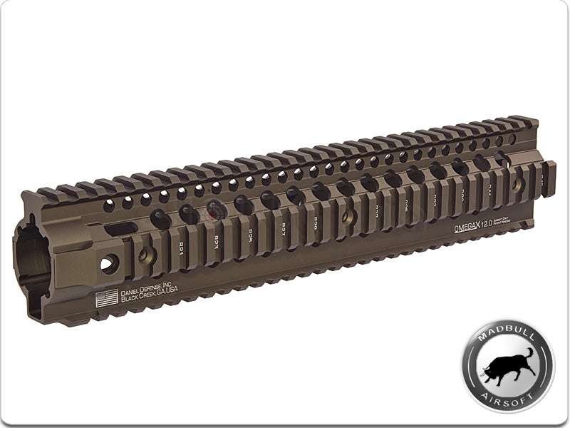 Madbull Daniel Defense Licensed OmegaX Rail 12inch (Tan)