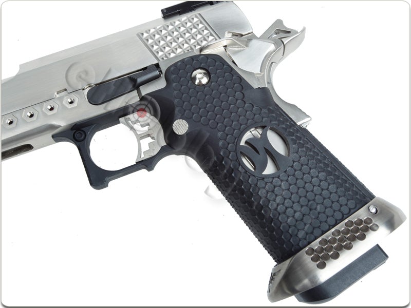 Armorer Works 6 inch Dragon Hi-Capa GBB Pistol (Silver)