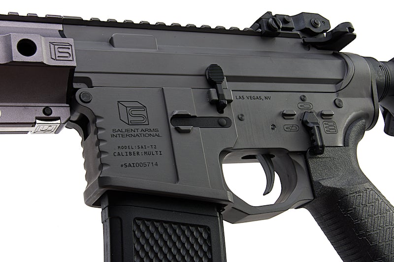 EMG (G&P) Salient Arms Licensed GRY M4 CQB AEG (Stubby Stock/ Gray)