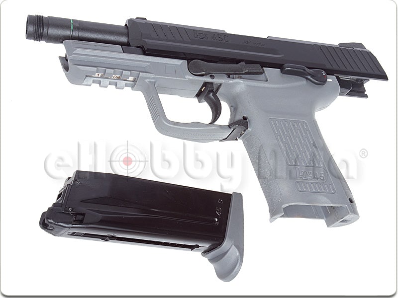 Umarex (VFC) HK45 Compact Tactical GBB Pistol (Asia/ Grey) - eHobbyAsia